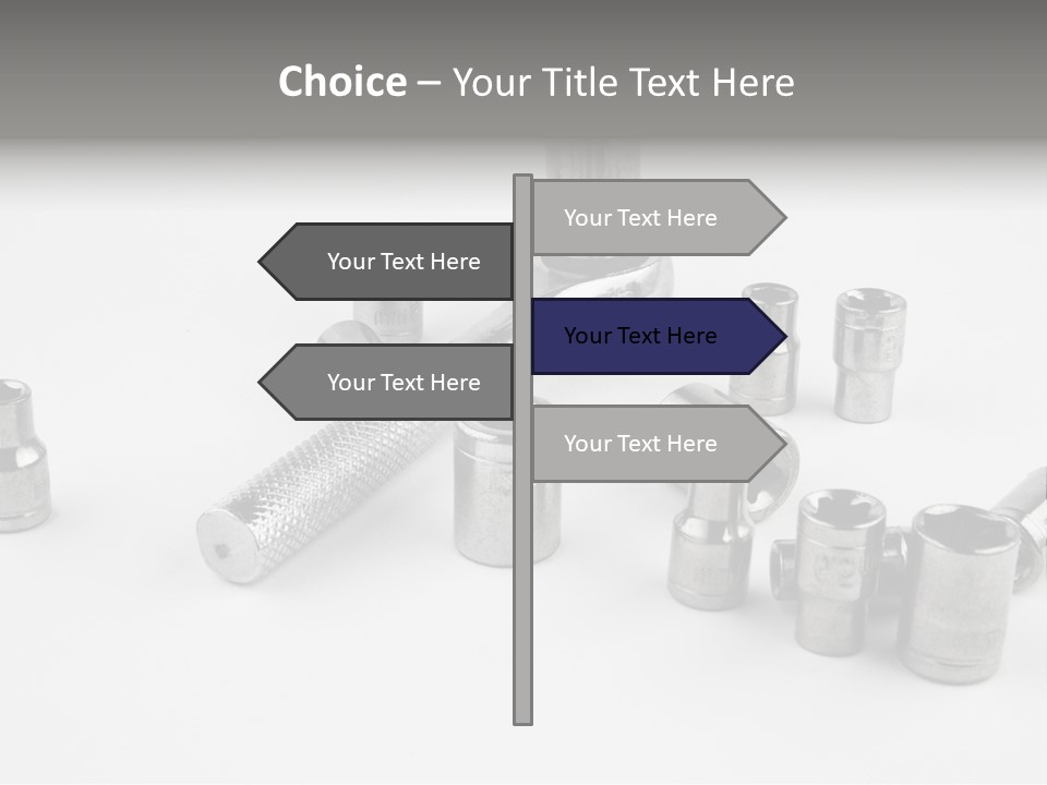 Picture Extension White PowerPoint Template