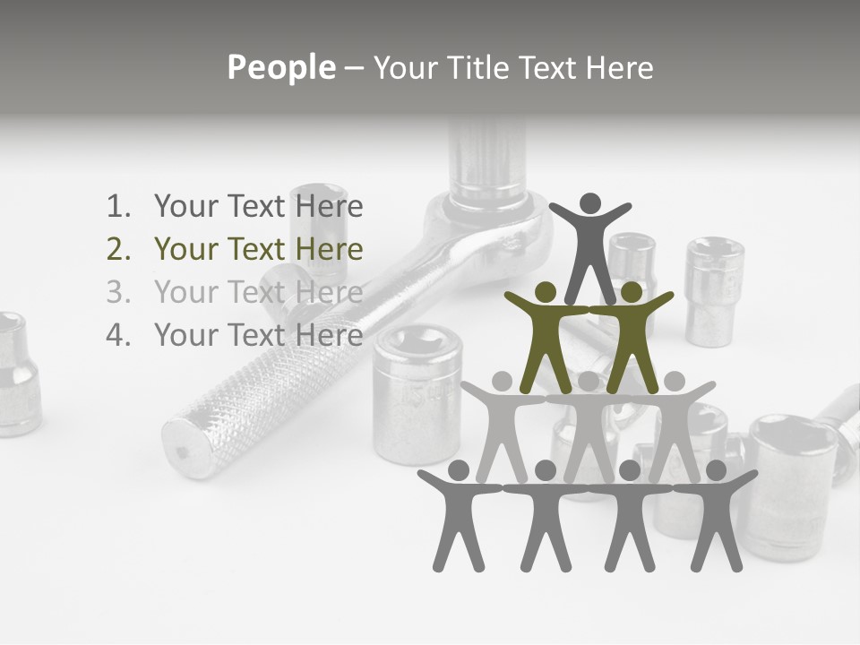 Picture Extension White PowerPoint Template