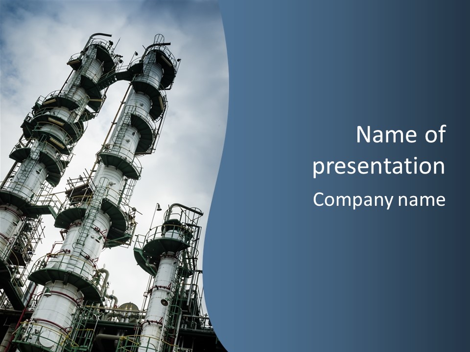 Chemistry Plant Oil PowerPoint Template