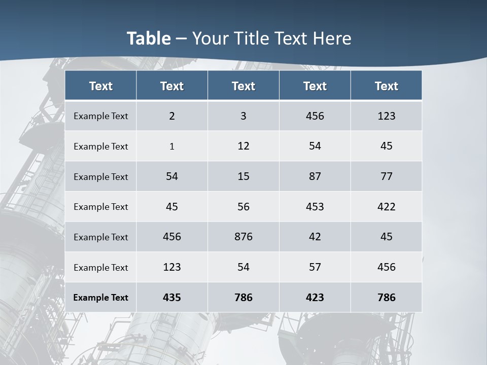 Chemistry Plant Oil PowerPoint Template