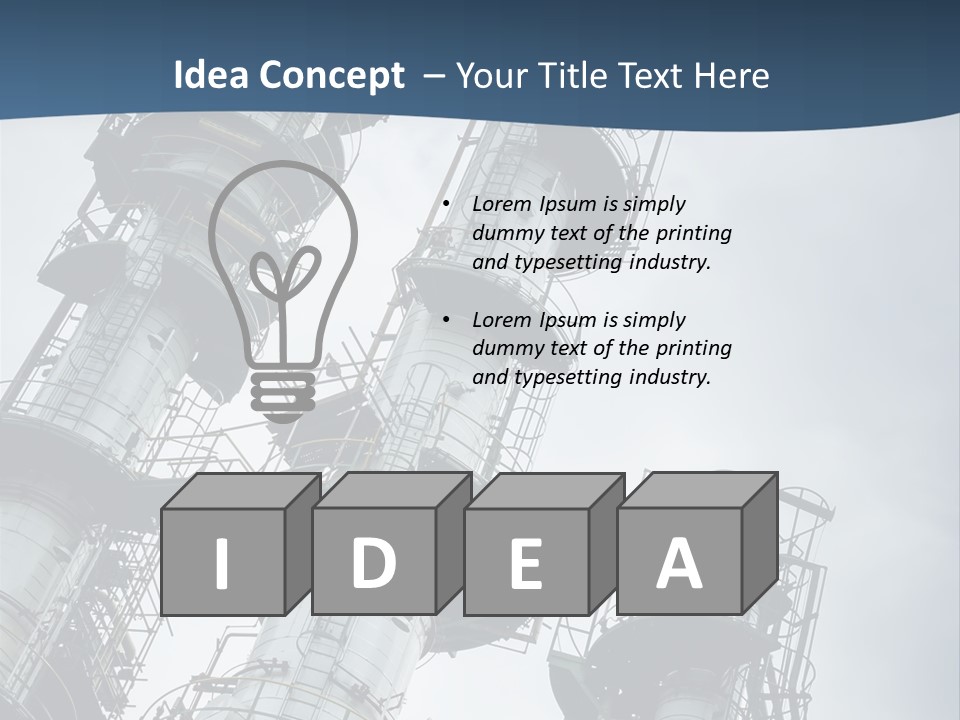 Chemistry Plant Oil PowerPoint Template