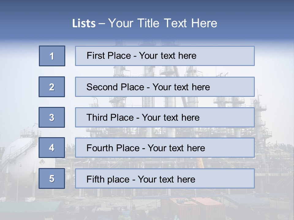 Iron High Sky PowerPoint Template