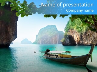 Tree Traditional Bay PowerPoint Template