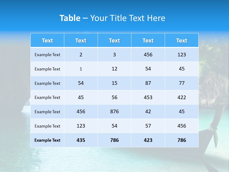 Tree Traditional Bay PowerPoint Template