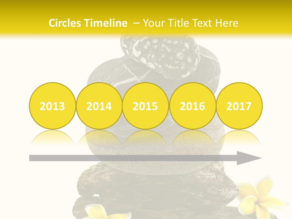 Nature Stone Plumeria PowerPoint Template