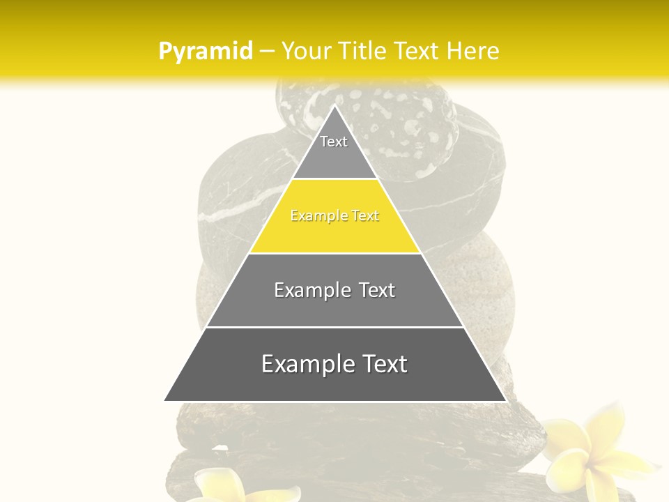 Nature Stone Plumeria PowerPoint Template