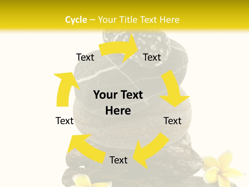 Nature Stone Plumeria PowerPoint Template