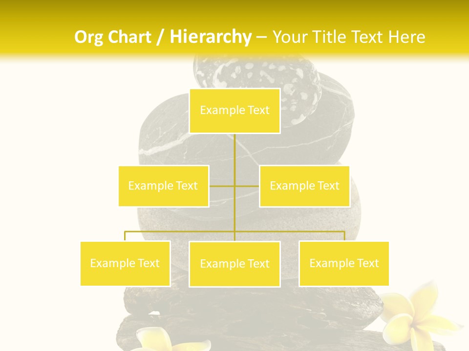 Nature Stone Plumeria PowerPoint Template