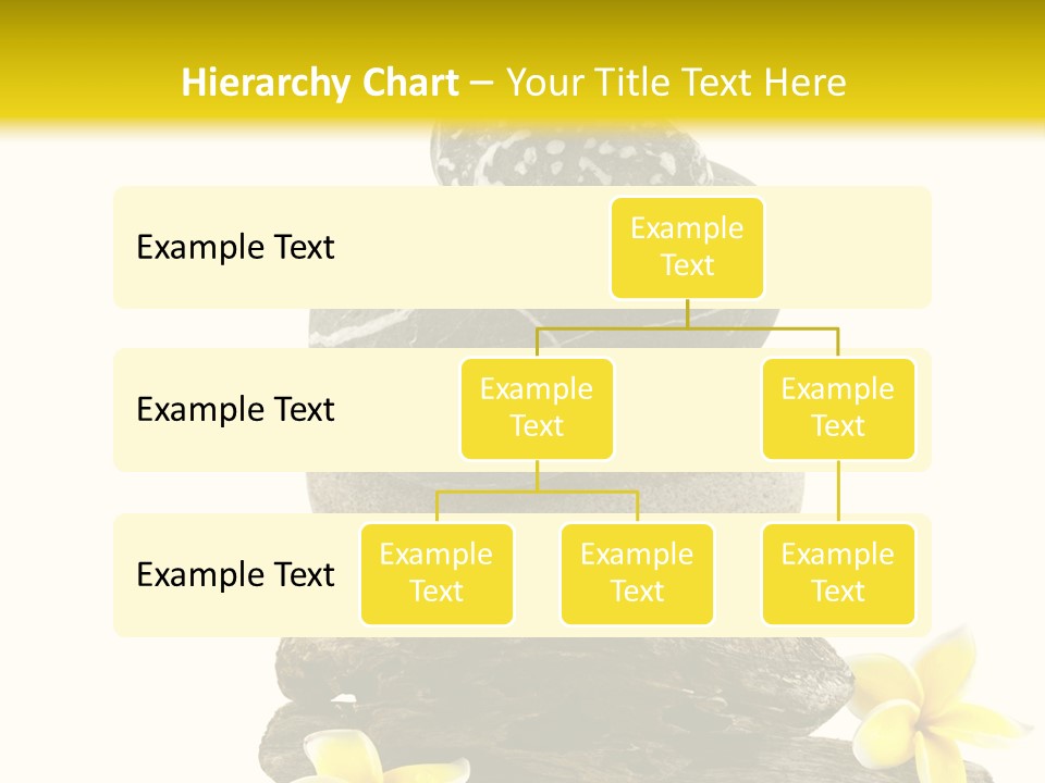 Nature Stone Plumeria PowerPoint Template