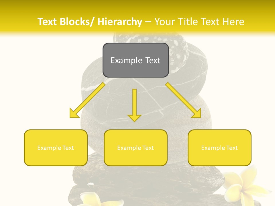Nature Stone Plumeria PowerPoint Template