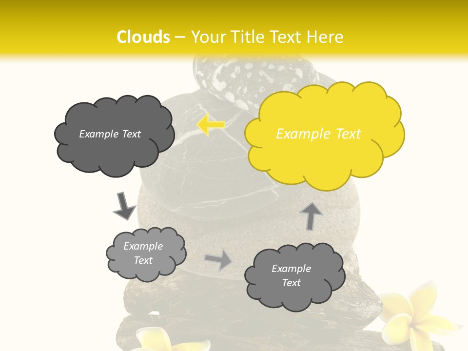 Nature Stone Plumeria PowerPoint Template