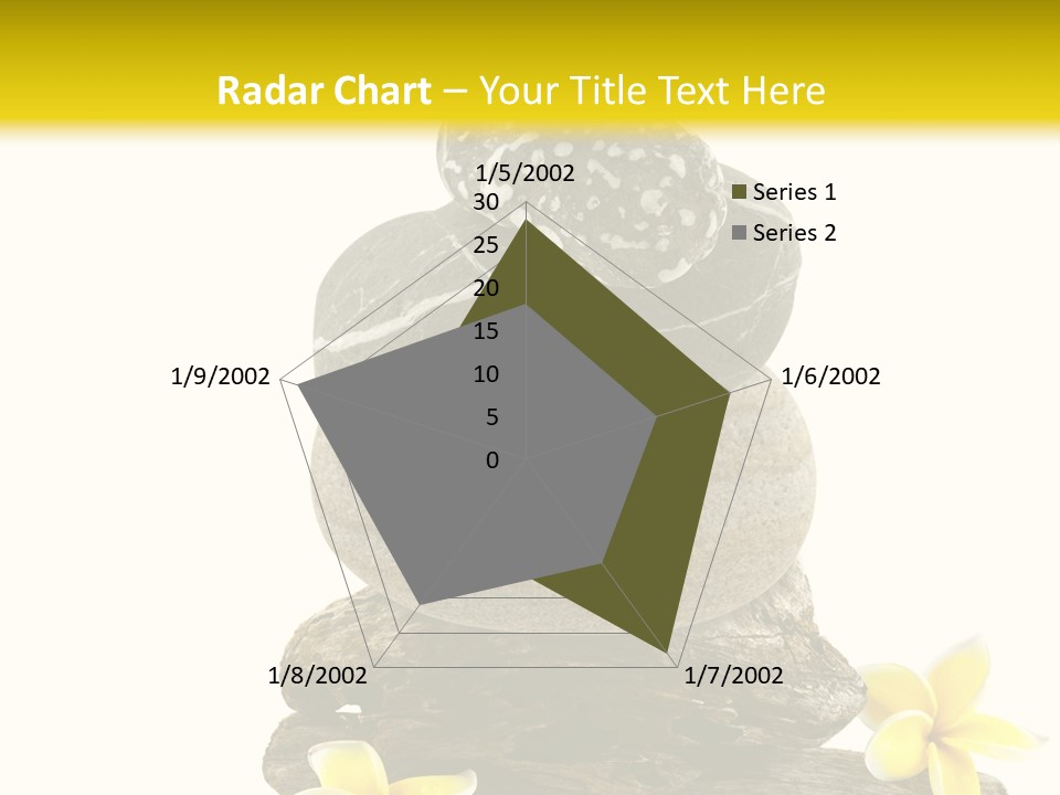 Nature Stone Plumeria PowerPoint Template