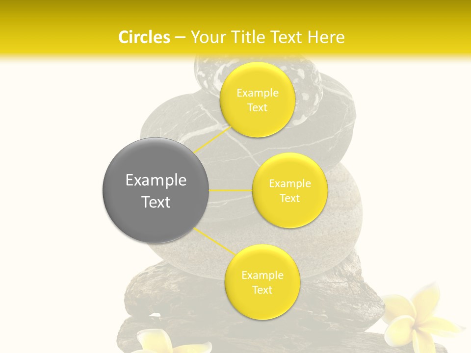 Nature Stone Plumeria PowerPoint Template