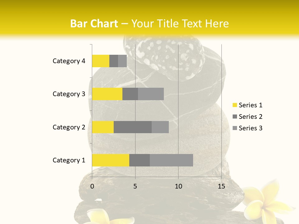 Nature Stone Plumeria PowerPoint Template