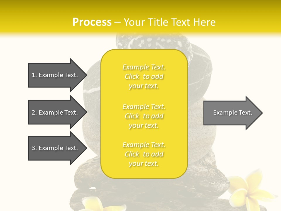 Nature Stone Plumeria PowerPoint Template