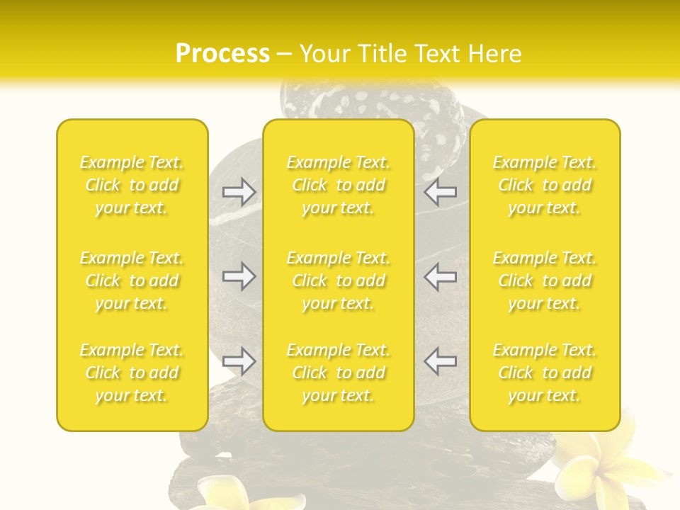 Nature Stone Plumeria PowerPoint Template