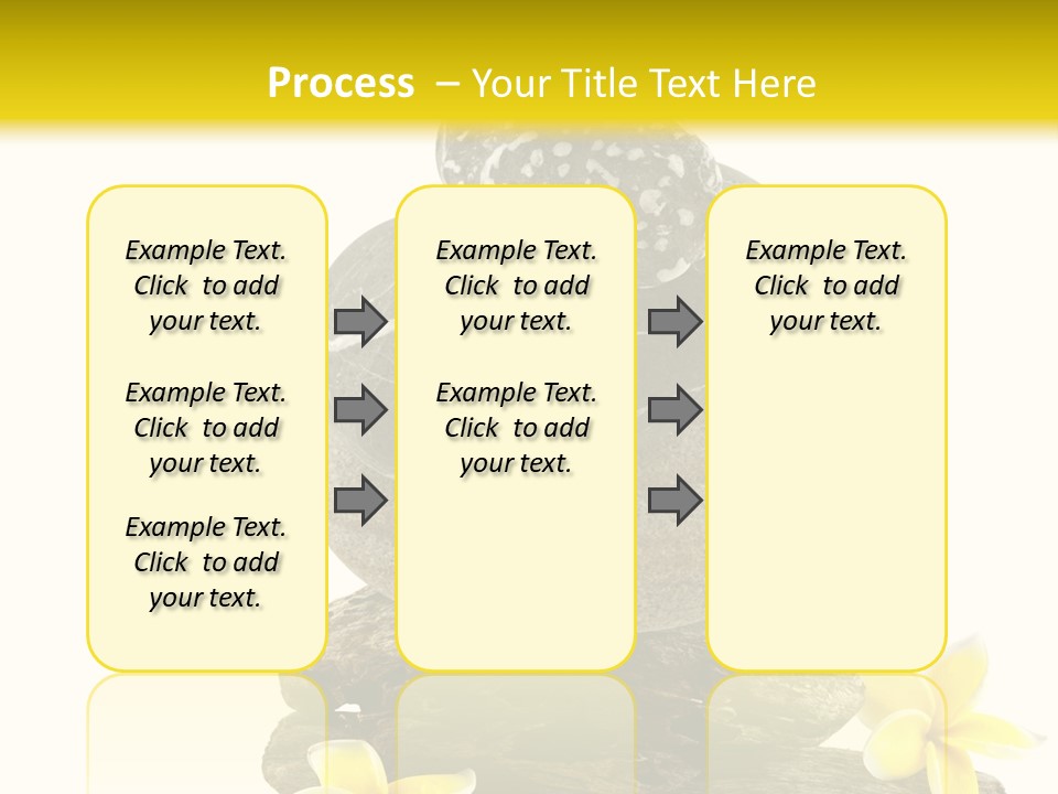 Nature Stone Plumeria PowerPoint Template