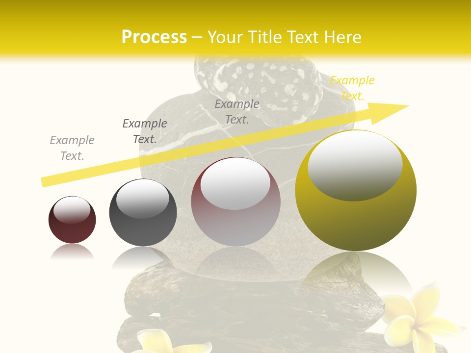 Nature Stone Plumeria PowerPoint Template