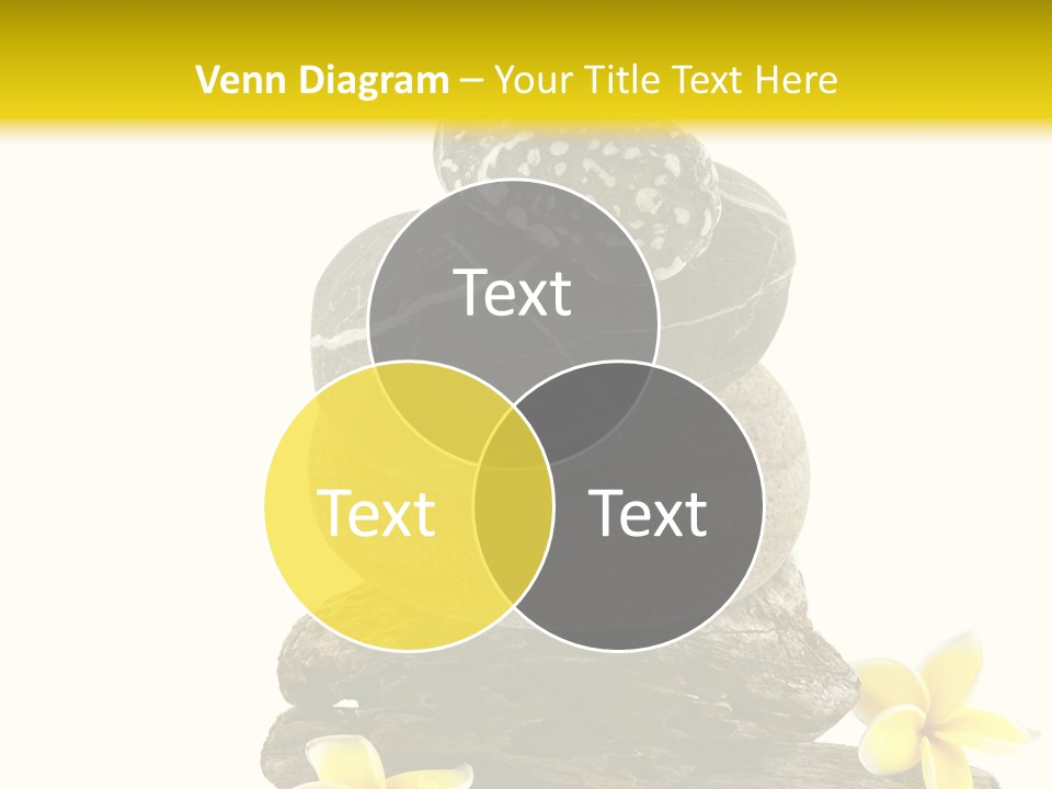 Nature Stone Plumeria PowerPoint Template