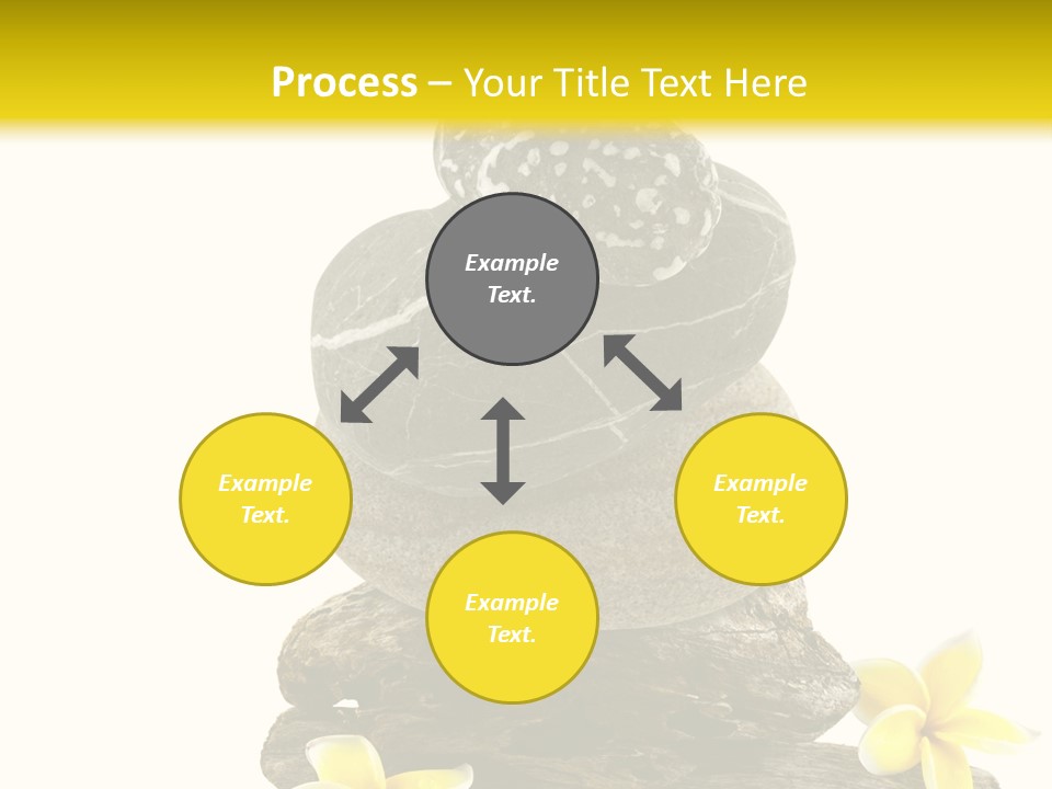 Nature Stone Plumeria PowerPoint Template
