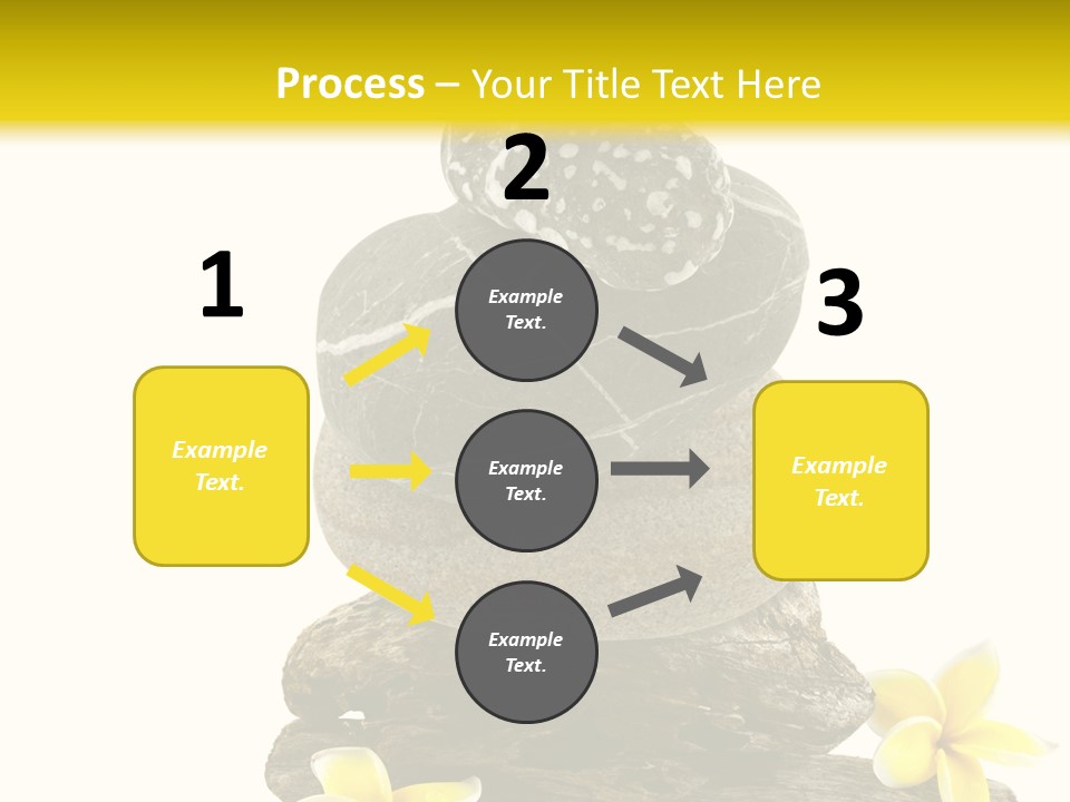 Nature Stone Plumeria PowerPoint Template