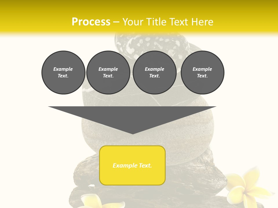 Nature Stone Plumeria PowerPoint Template