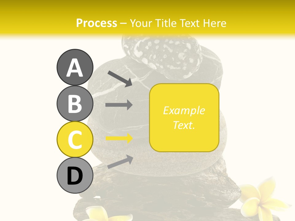 Nature Stone Plumeria PowerPoint Template