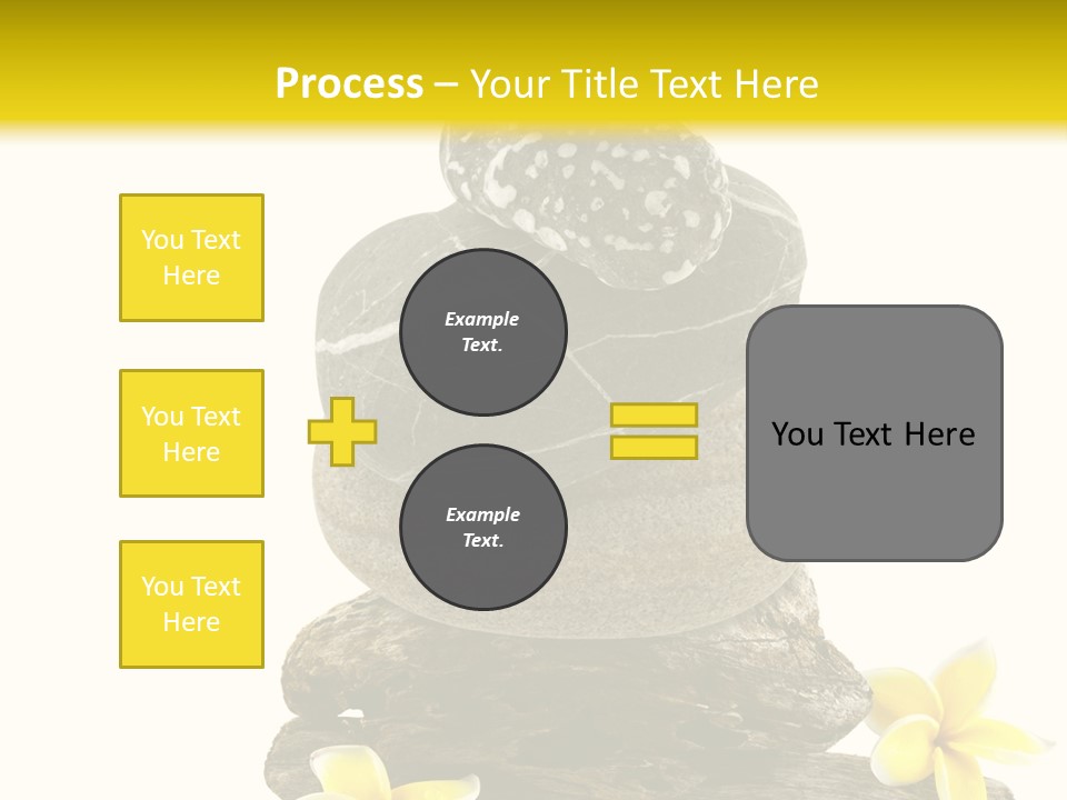 Nature Stone Plumeria PowerPoint Template