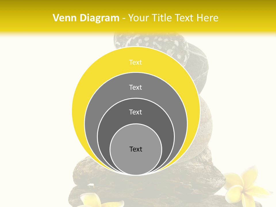 Nature Stone Plumeria PowerPoint Template