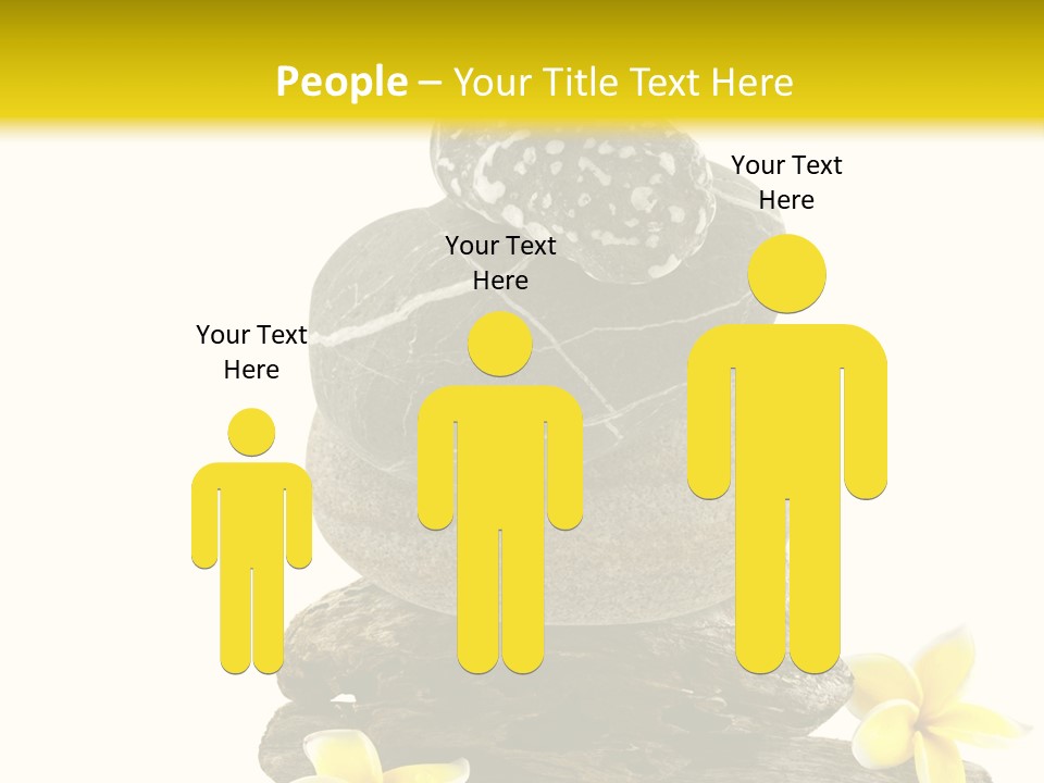 Nature Stone Plumeria PowerPoint Template