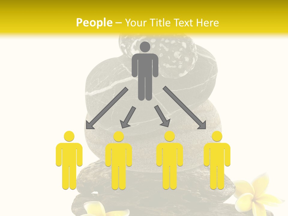 Nature Stone Plumeria PowerPoint Template