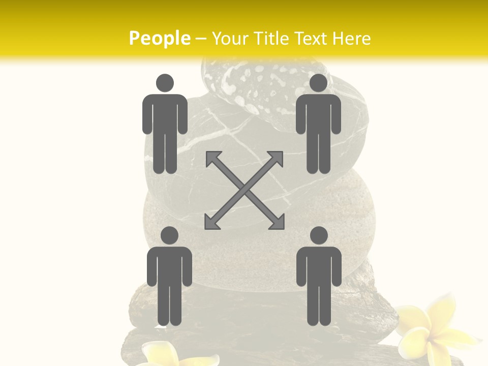 Nature Stone Plumeria PowerPoint Template