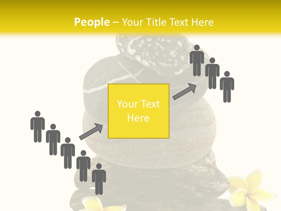 Nature Stone Plumeria PowerPoint Template