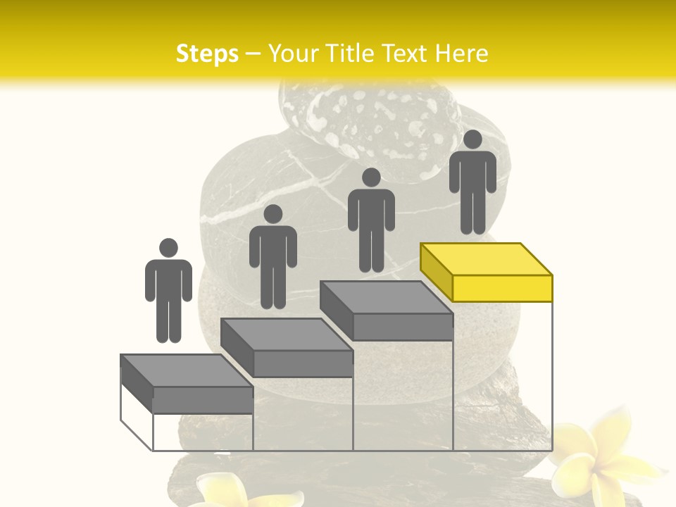 Nature Stone Plumeria PowerPoint Template