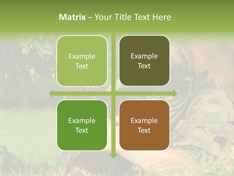Paint Safety Weapon PowerPoint Template