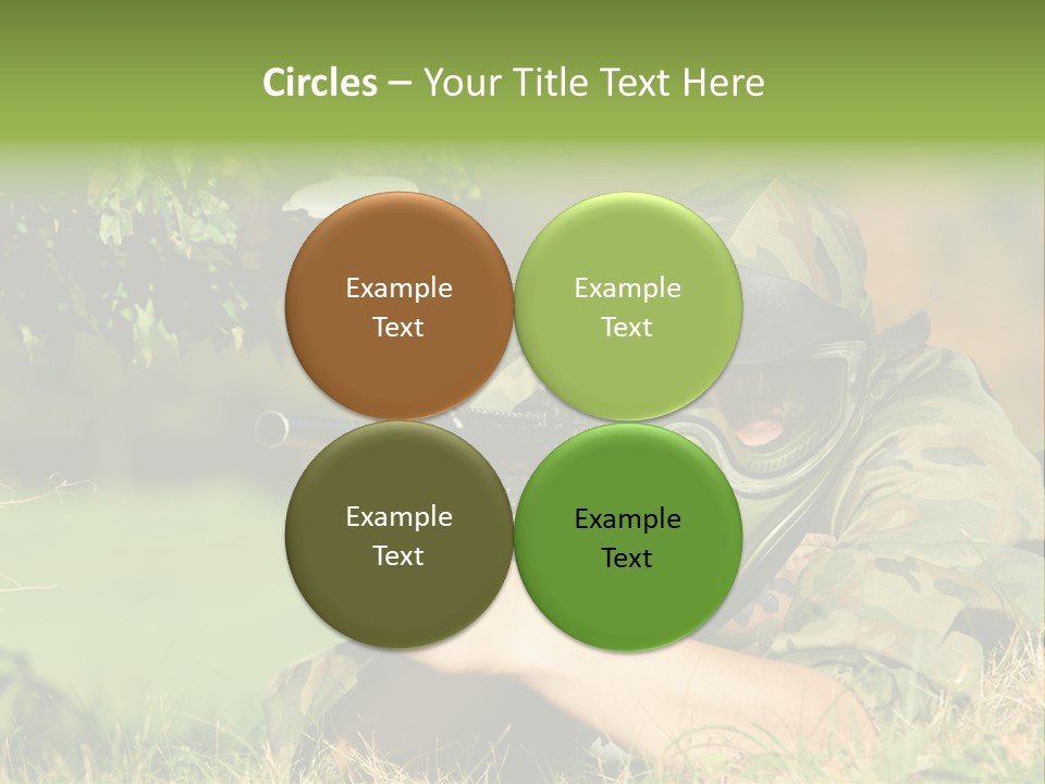 Paint Safety Weapon PowerPoint Template