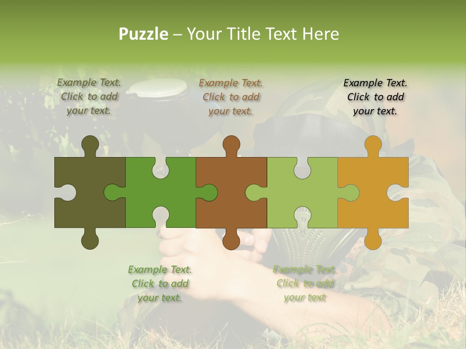 Paint Safety Weapon PowerPoint Template