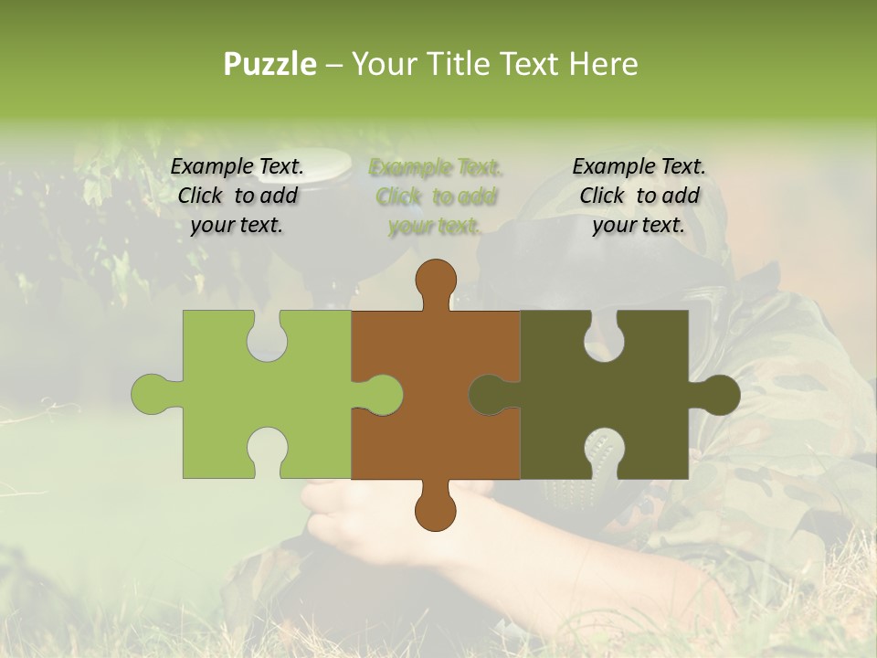 Paint Safety Weapon PowerPoint Template