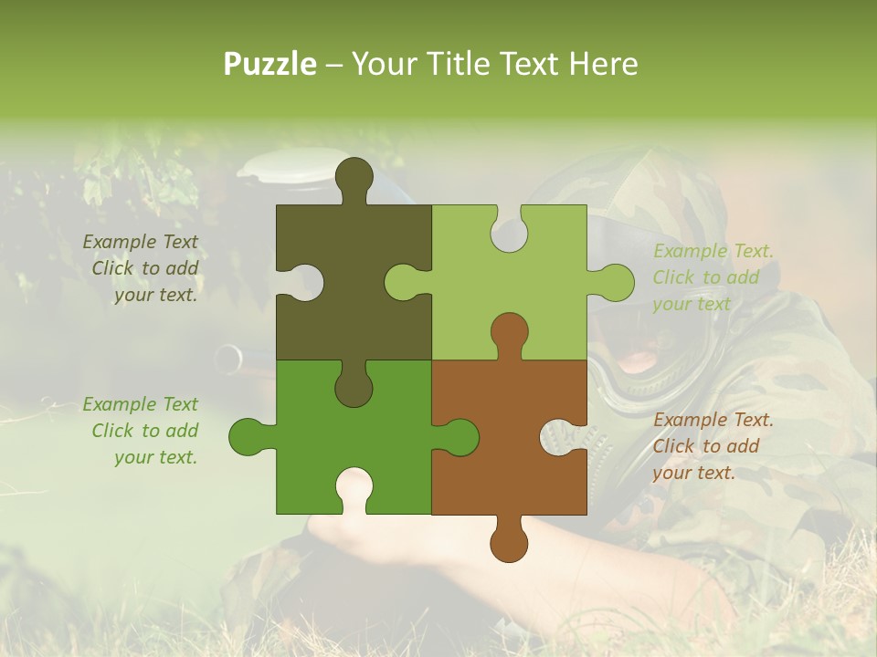 Paint Safety Weapon PowerPoint Template