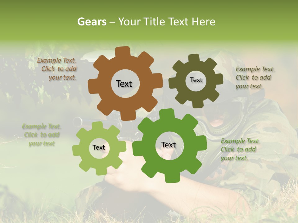 Paint Safety Weapon PowerPoint Template