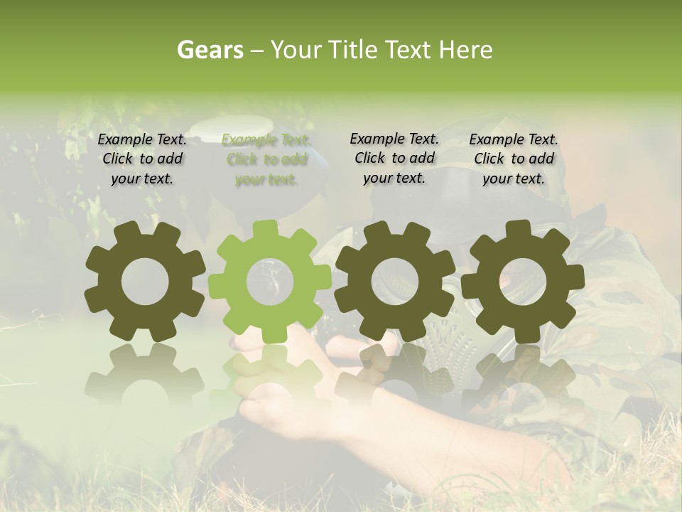 Paint Safety Weapon PowerPoint Template