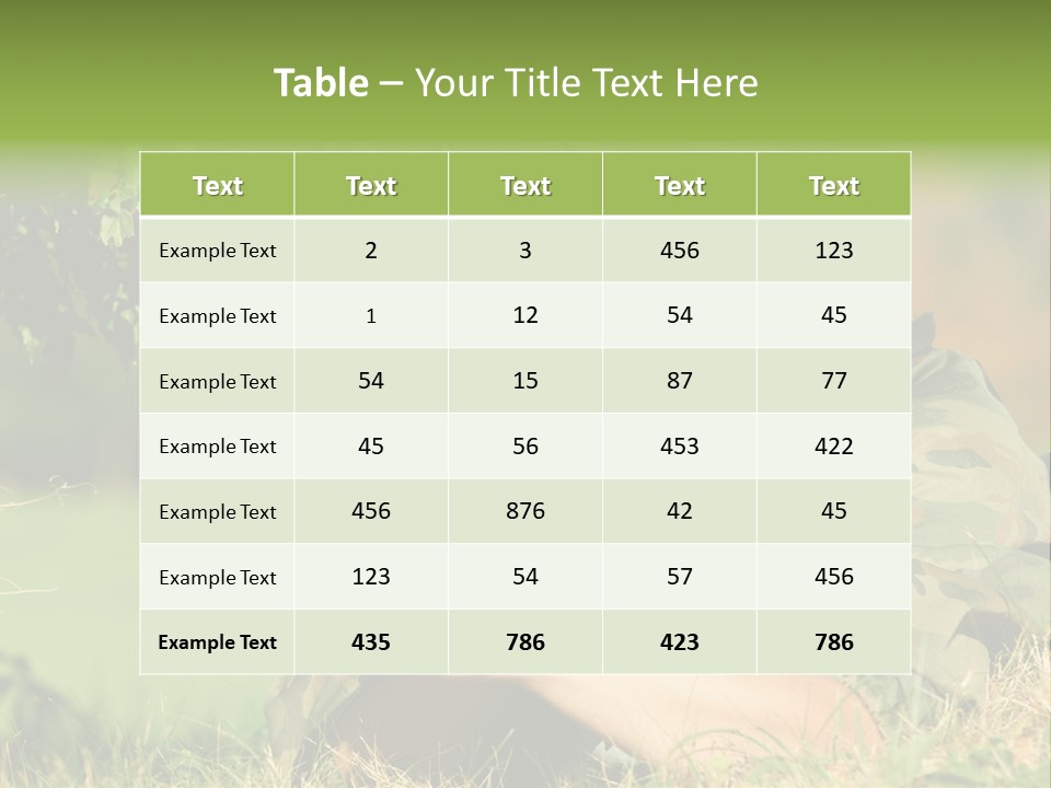 Paint Safety Weapon PowerPoint Template