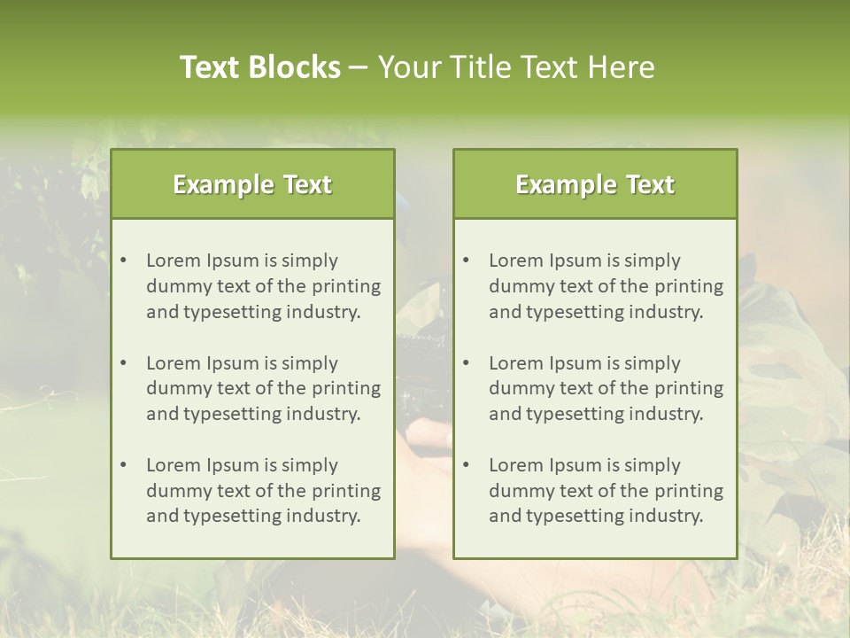 Paint Safety Weapon PowerPoint Template