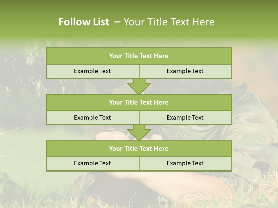 Paint Safety Weapon PowerPoint Template