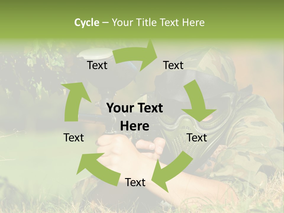 Paint Safety Weapon PowerPoint Template