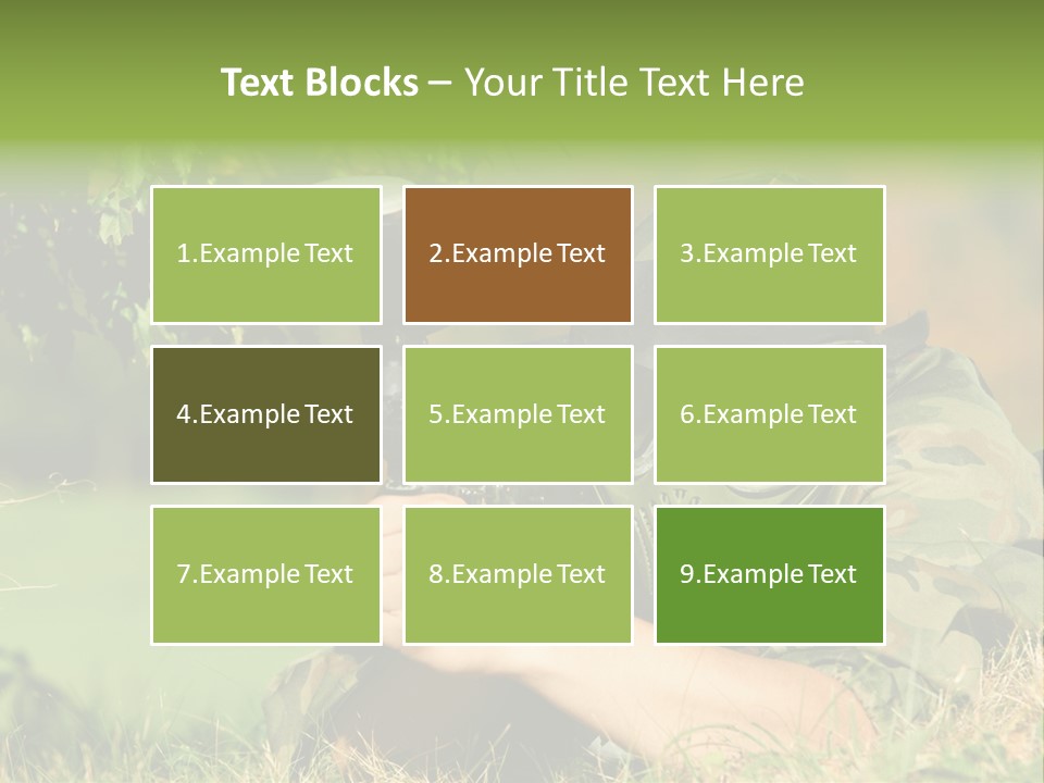 Paint Safety Weapon PowerPoint Template