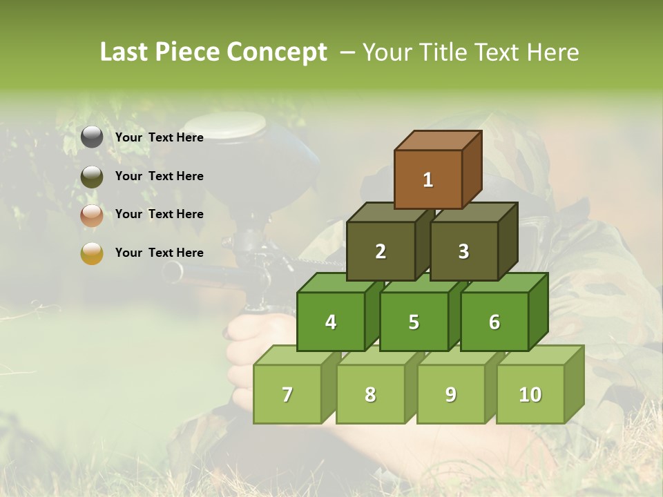 Paint Safety Weapon PowerPoint Template