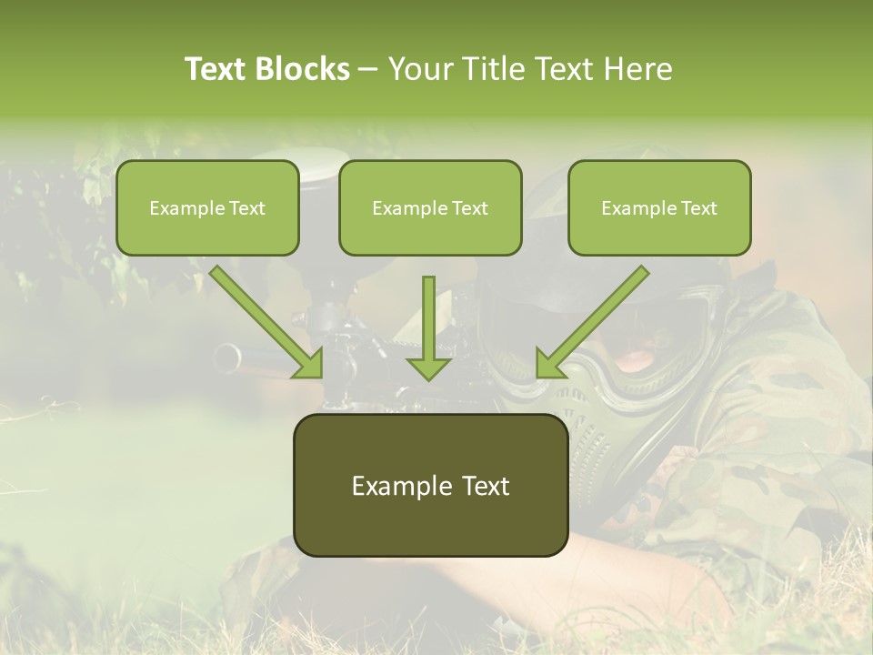Paint Safety Weapon PowerPoint Template