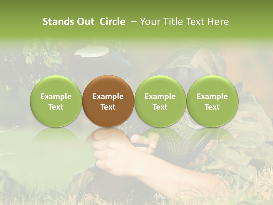 Paint Safety Weapon PowerPoint Template