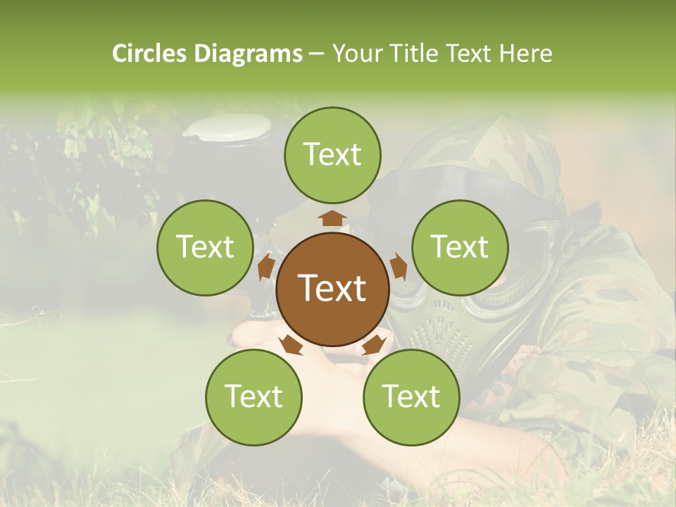 Paint Safety Weapon PowerPoint Template